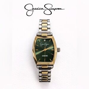 ✨ Jessica Simpson Genuine Diamond Dial Watch